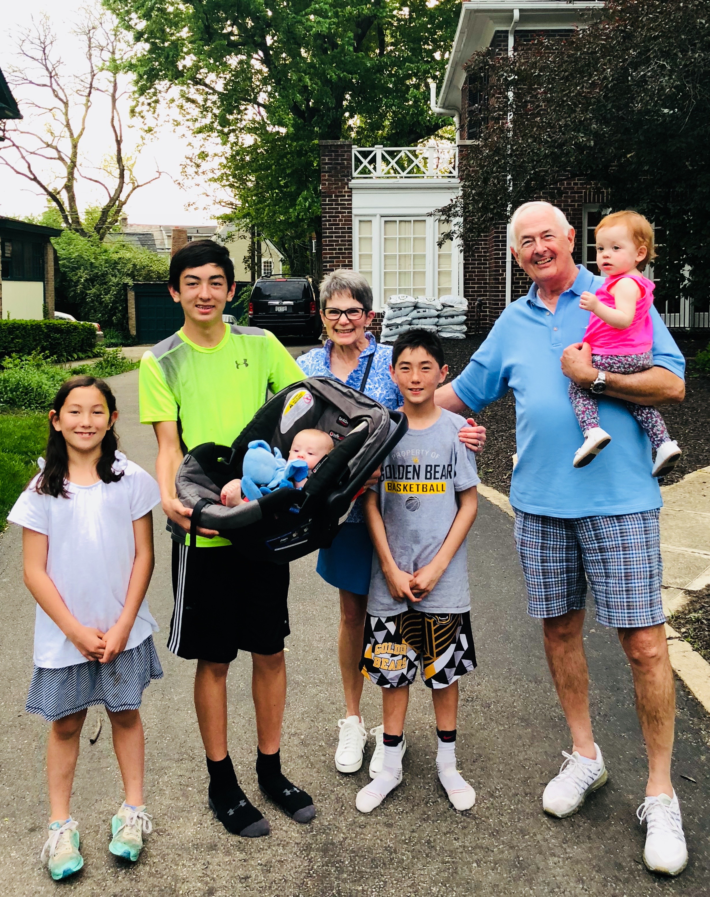 Mother's Day with all the grandkids at Matt's 2018.
